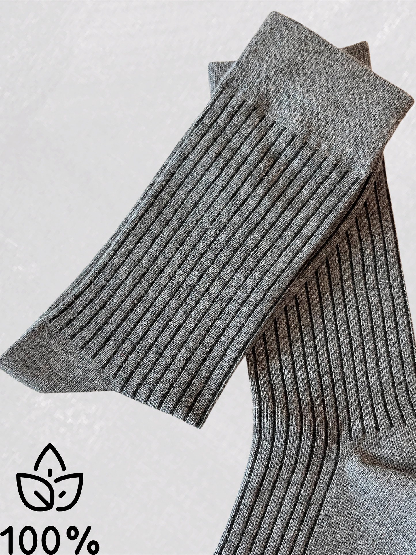 Classic Mid Calf Socks-Grey